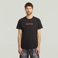 Gel Print T-Shirt - Black - Men