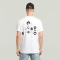 Trims Back Graphic T-Shirt - White - Men