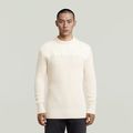 Army Ribbed Knit - Beige - Men