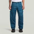 Bend 3D Cargo Loose Jeans - Medium blue - Men
