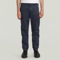 Roxic Zip Straight Tapered Pants - Dark blue - Men