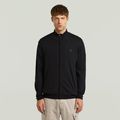 Core Zip Through Knit - Black - Men