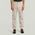 Roxic Zip Straight Tapered Pants - Beige - Men