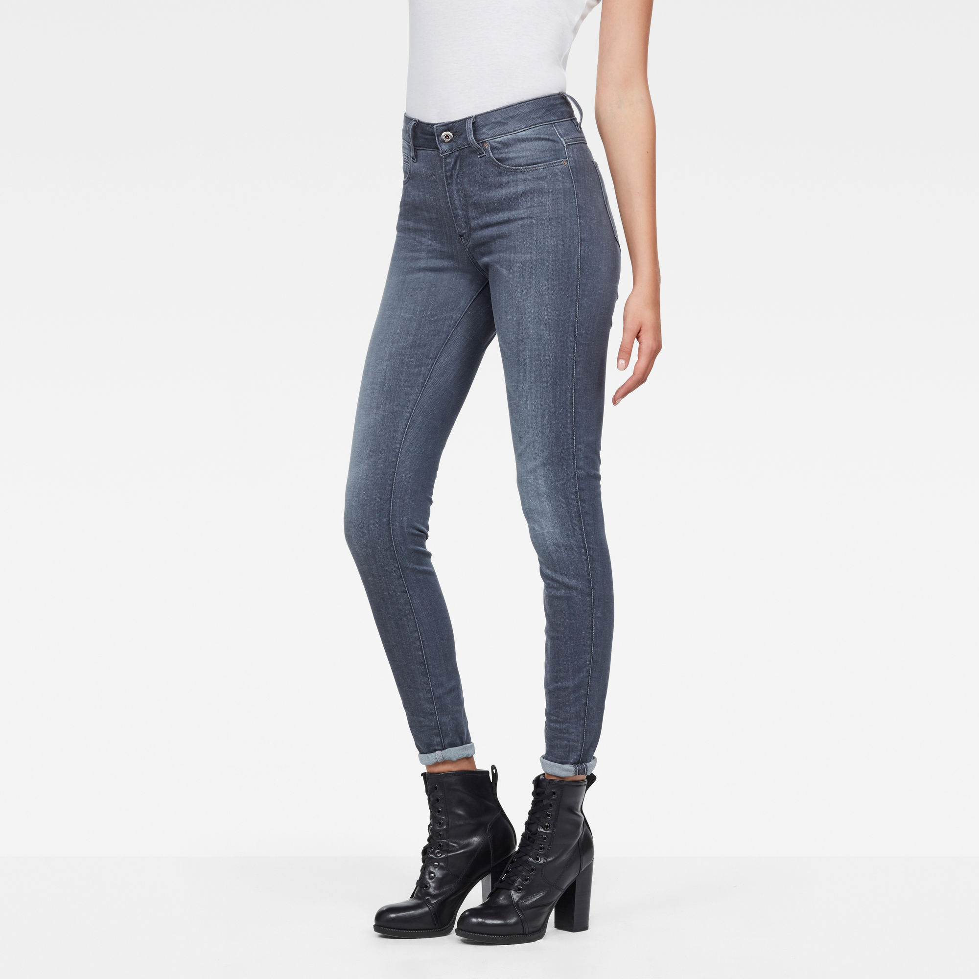 

G-star Shape Super Skinny Jeans - Medium blue - Women