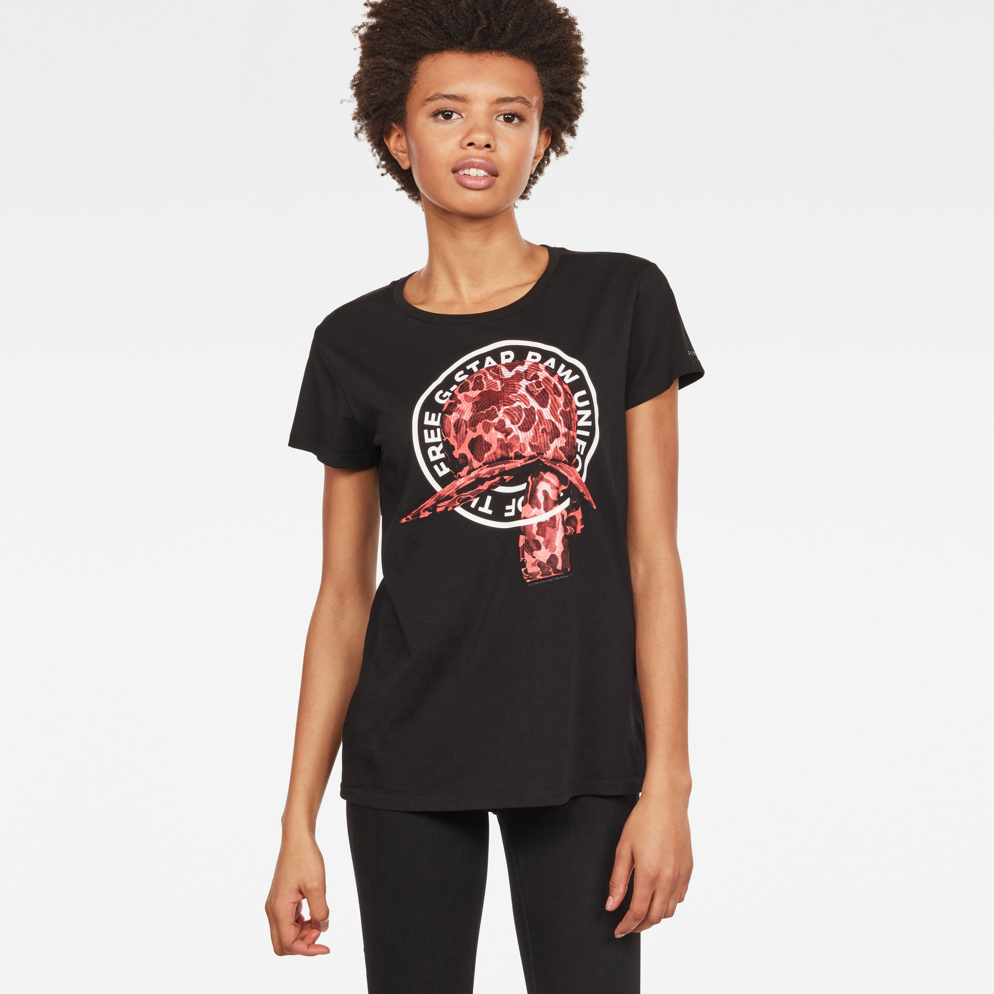 G-Star RAW Dames Graphic 76 Top Zwart G-Star RAW Dames Graphic 76 Top Zwart
