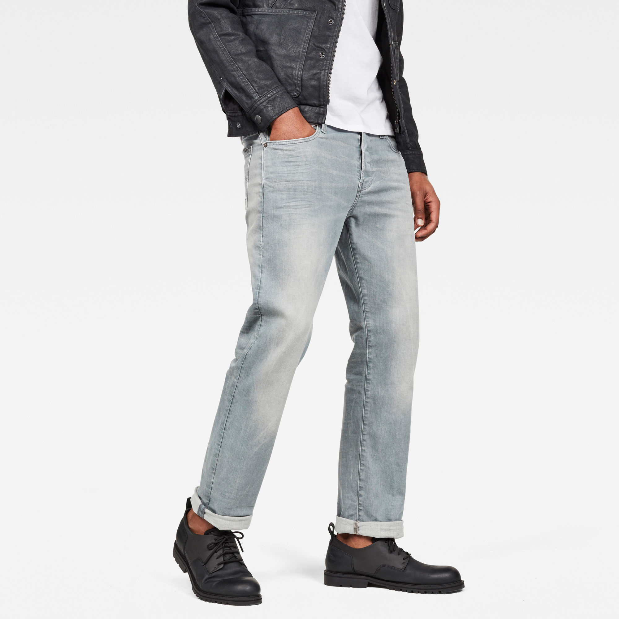 G-Star RAW Heren 3301 Regular Straight Jeans Blauw G-Star RAW Heren 3301 Regular Straight Jeans Blauw