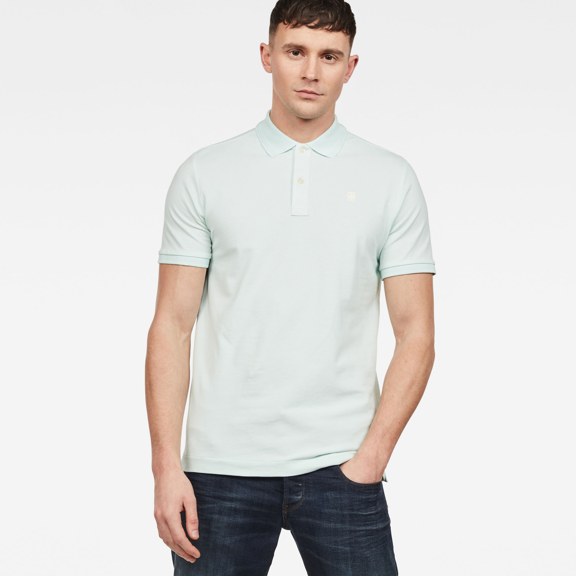 G-Star RAW Heren Dunda Slim Polo Groen G-Star RAW Heren Dunda Slim Polo Groen