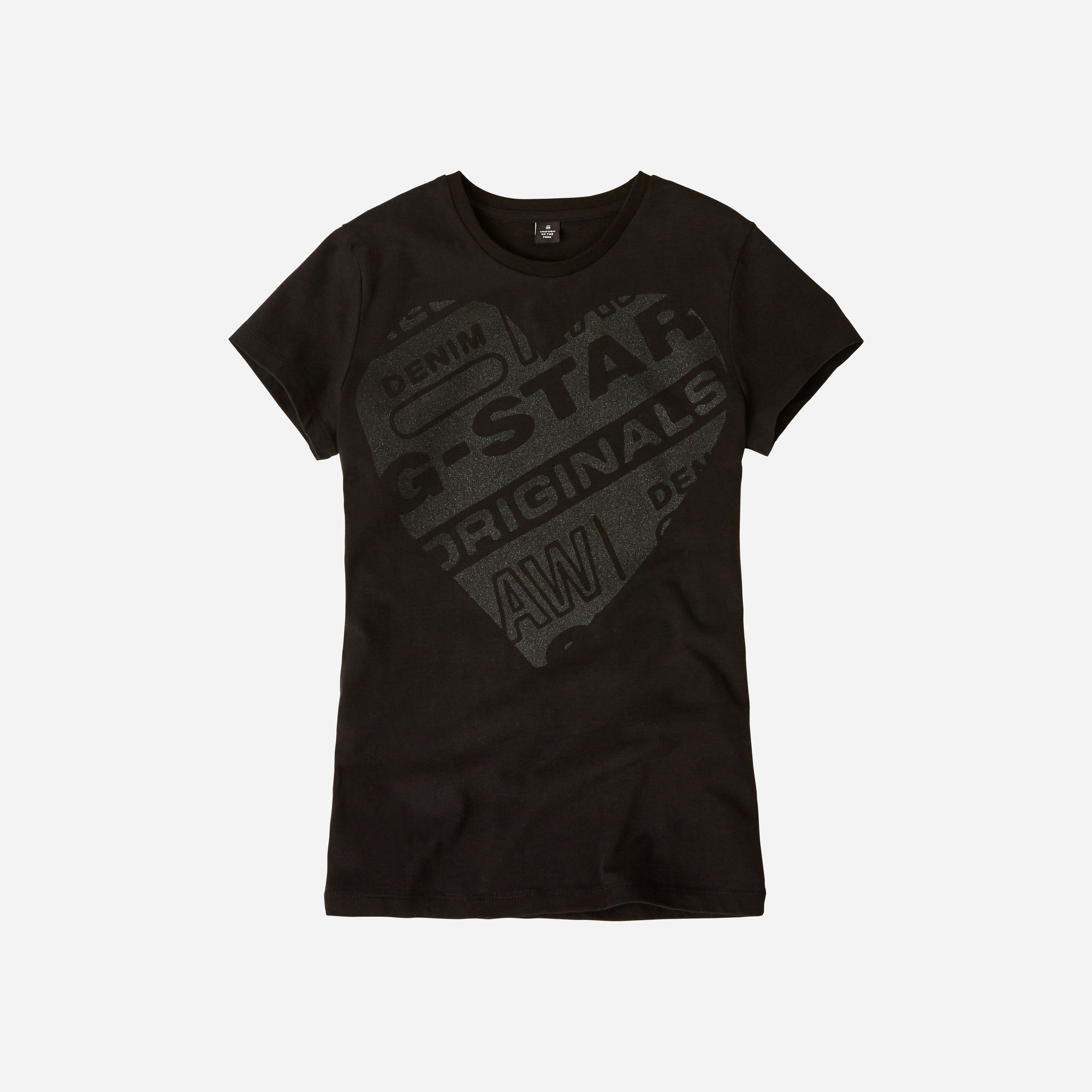 G-Star RAW Filles T-Shirt Graphic Noir