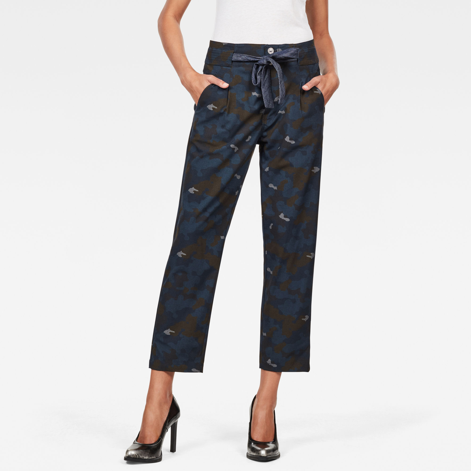 

Chisel Mid Boyfriend Ankle Chino - Dunkelblau - Damen