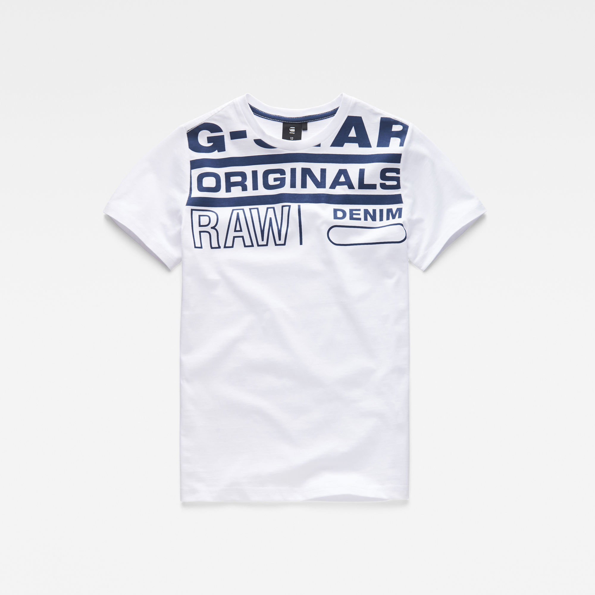 G-Star RAW Jongens T-shirt Wit G-Star RAW Jongens T-shirt Wit