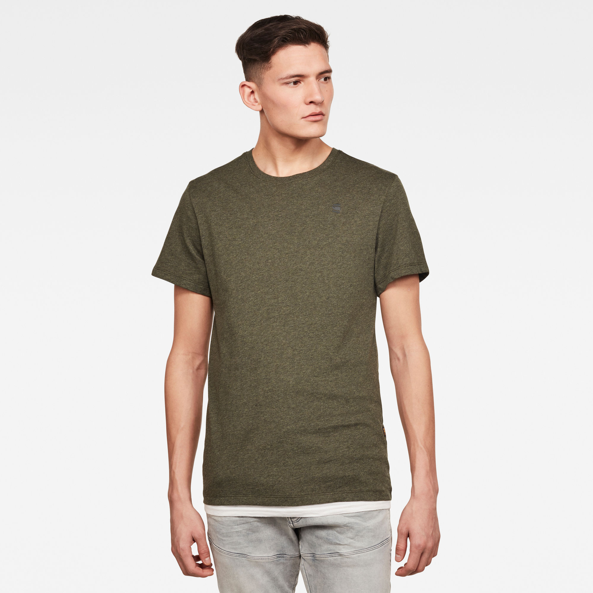 G-Star RAW Heren Base-S T-Shirt Groen G-Star RAW Heren Base-S T-Shirt Groen