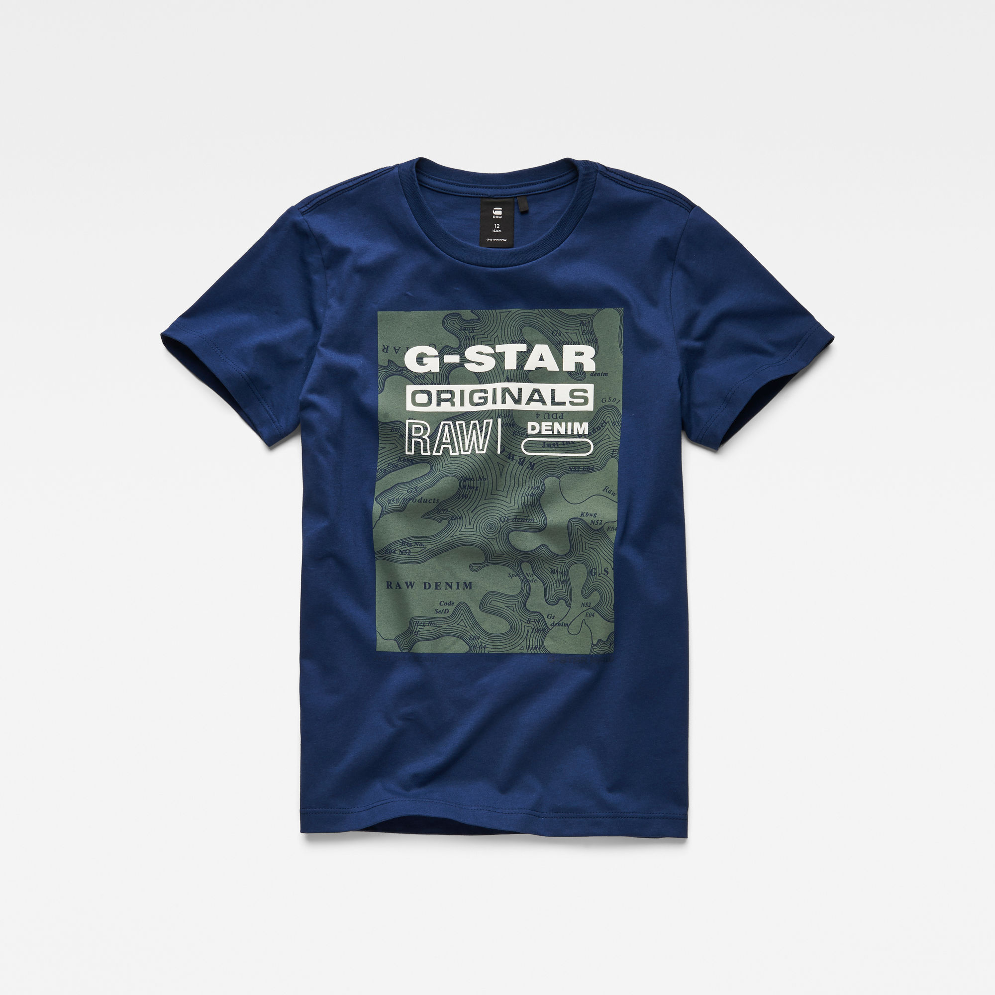 G-Star RAW Garçons T-Shirt Bleu foncé