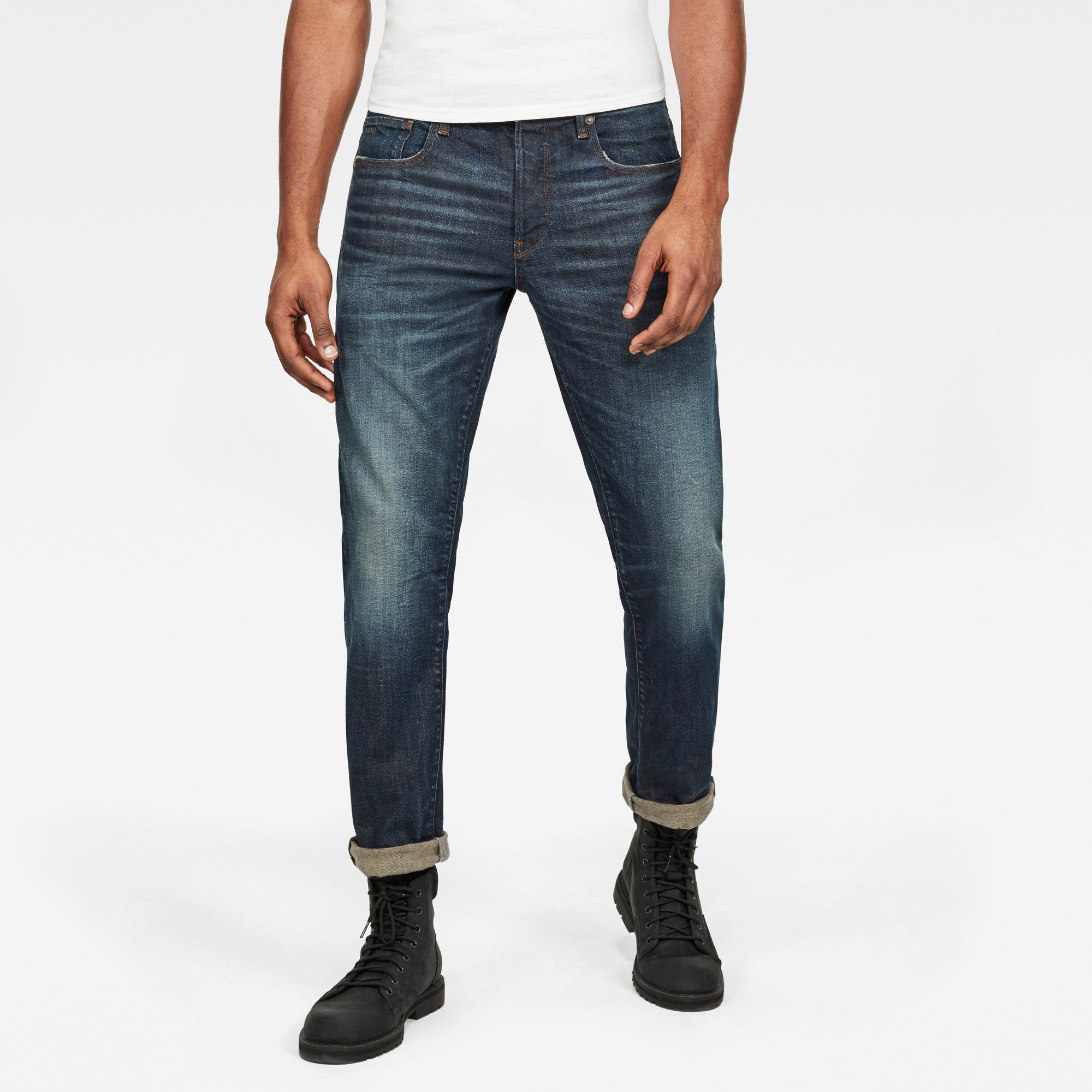 

3301 Straight Tapered Jeans - Dark blue - Men