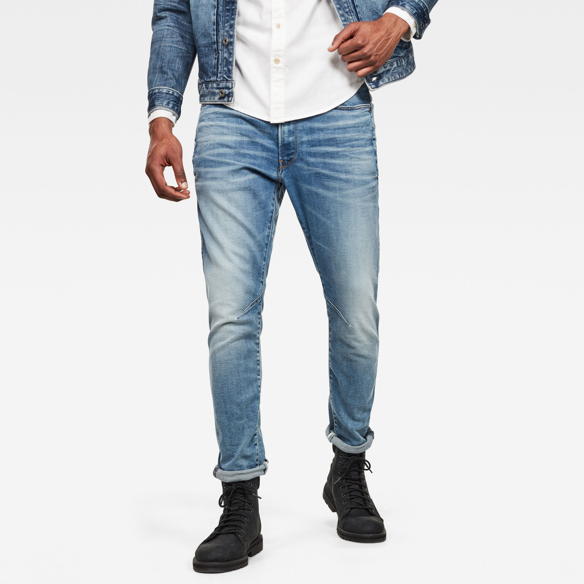 G-Star RAW Heren D-Staq 3D Slim Jeans Lichtblauw G-Star RAW Heren D-Staq 3D Slim Jeans Lichtblauw