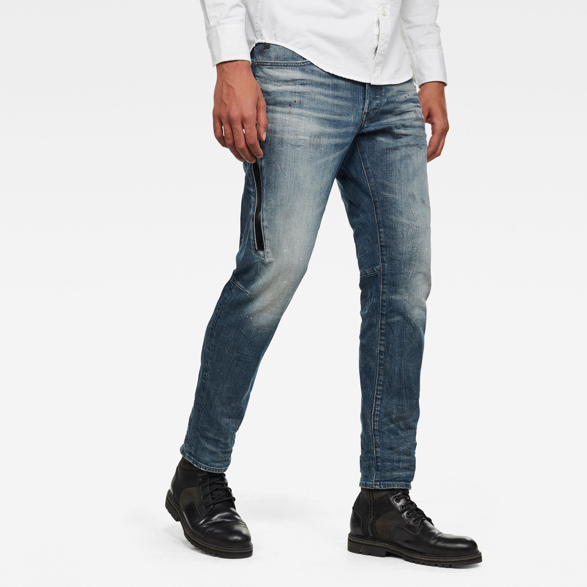 G-Star RAW Heren Citishield 3D Slim Tapered Jeans Blauw G-Star RAW Heren Citishield 3D Slim Tapered Jeans Blauw