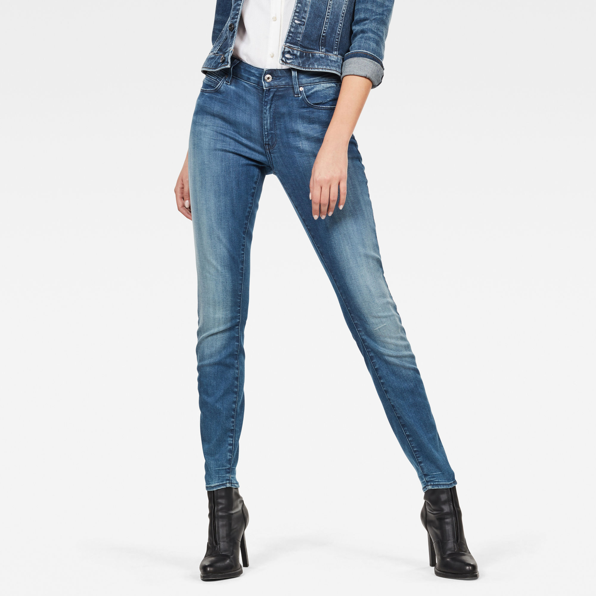 

G-Star Shape Skinny Jeans - Medium blue - Women