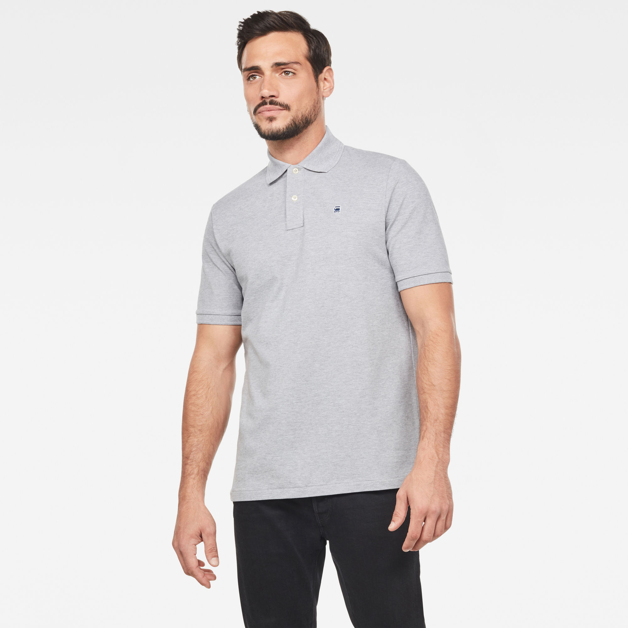 G-Star RAW Heren Dunda Polo Grijs G-Star RAW Heren Dunda Polo Grijs