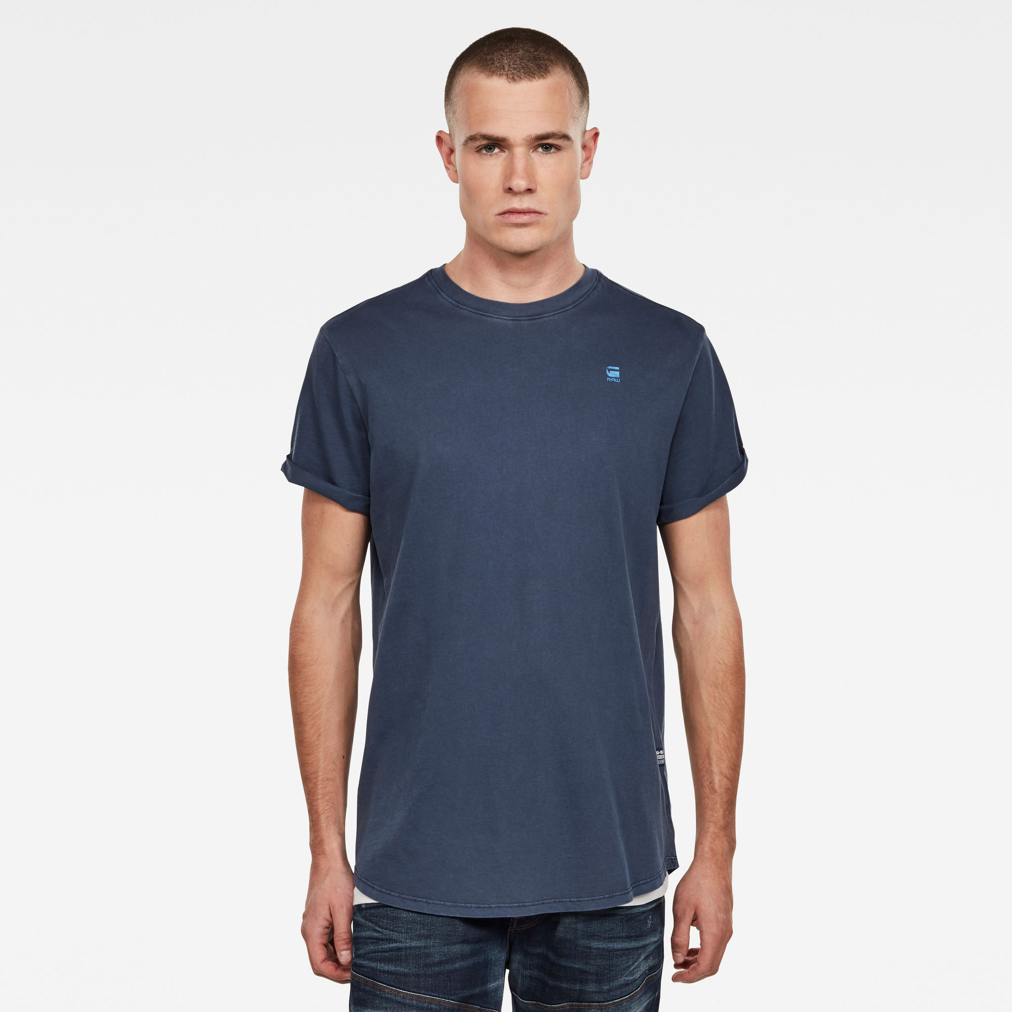 G-Star RAW Heren Lash T-Shirt Donkerblauw G-Star RAW Heren Lash T-Shirt Donkerblauw
