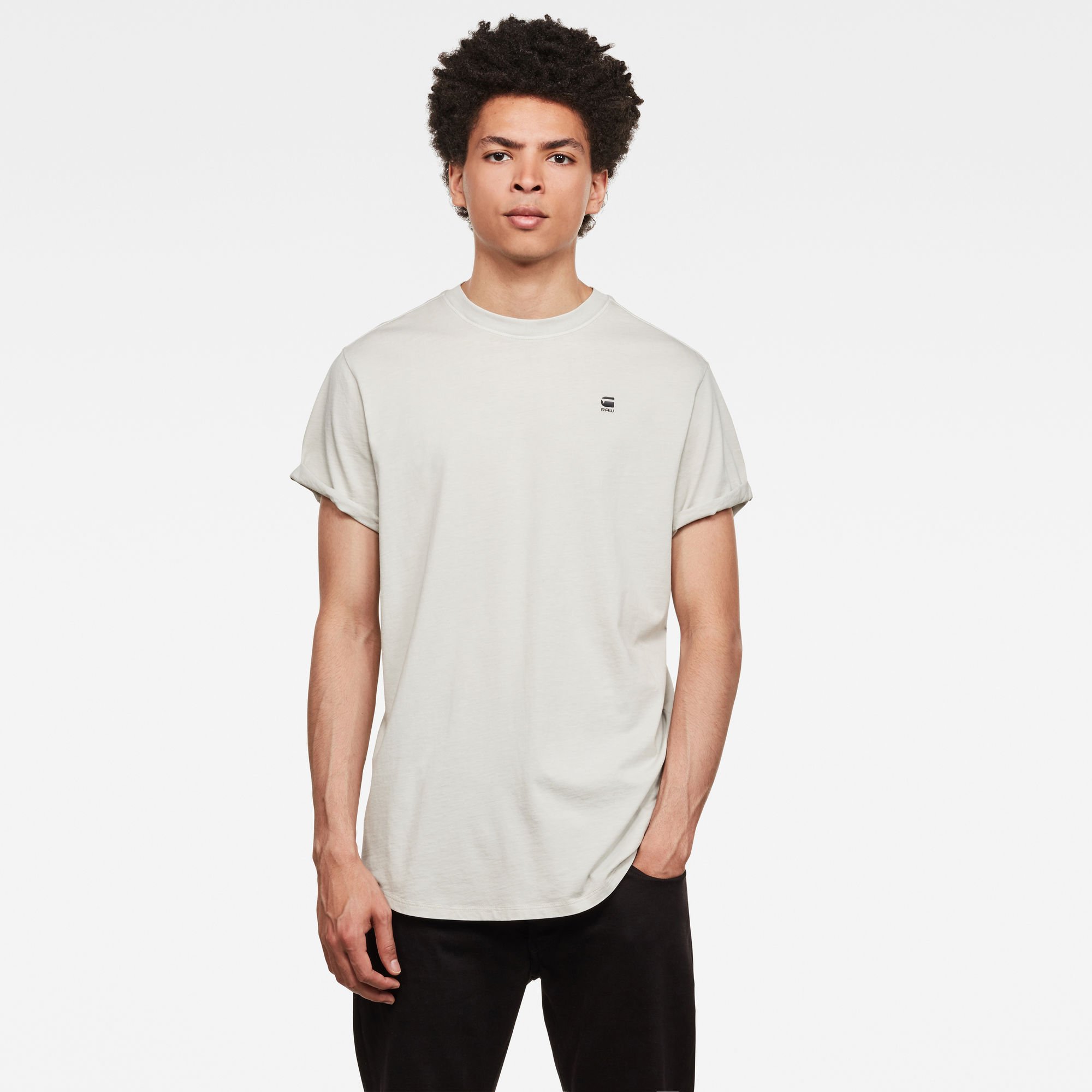 G-Star RAW Heren Lash T-Shirt Grijs G-Star RAW Heren Lash T-Shirt Grijs