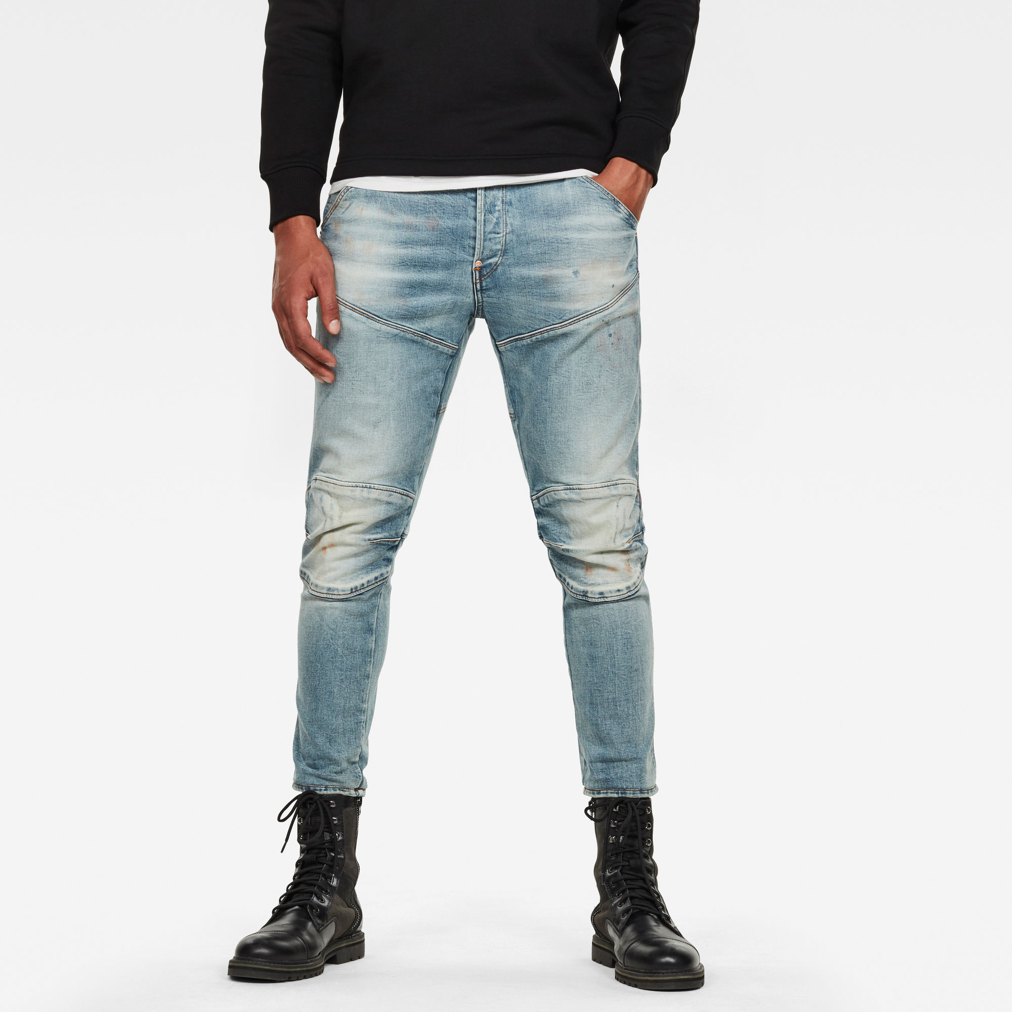 G-Star RAW Heren 5620 3D Slim Jeans Blauw G-Star RAW Heren 5620 3D Slim Jeans Blauw