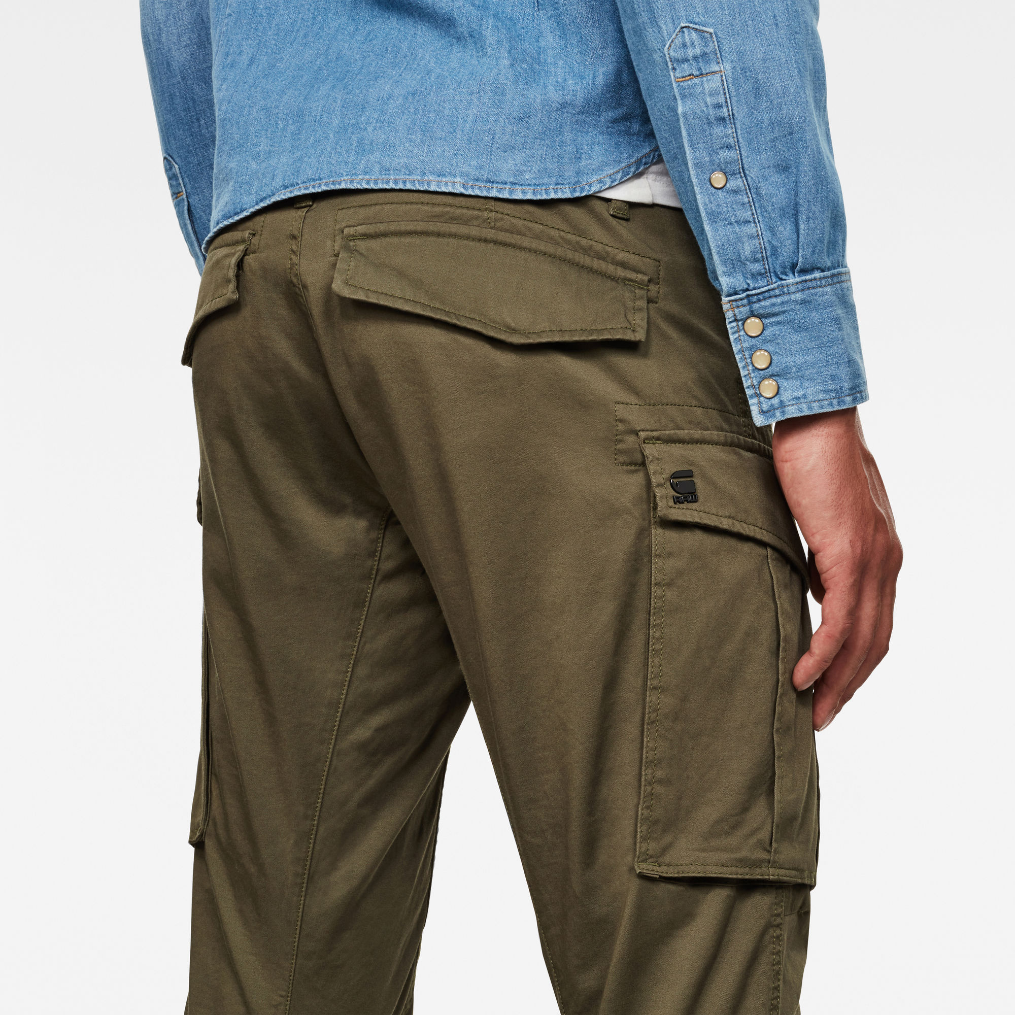 G-Star RAW 3D Cargo Straight Tapered Pant Groen Heren