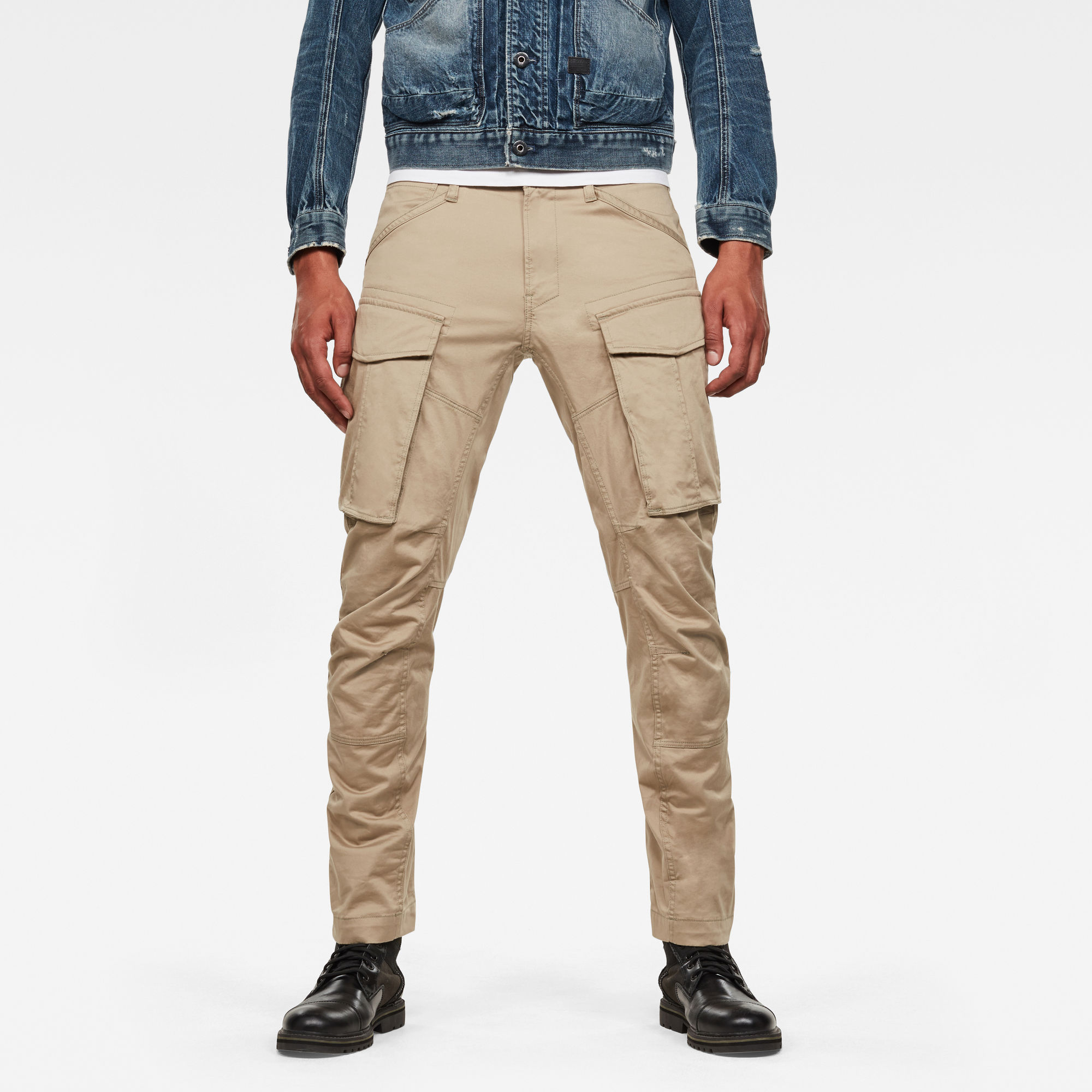 

3D Cargo Straight Tapered Pants - Braun - Herren
