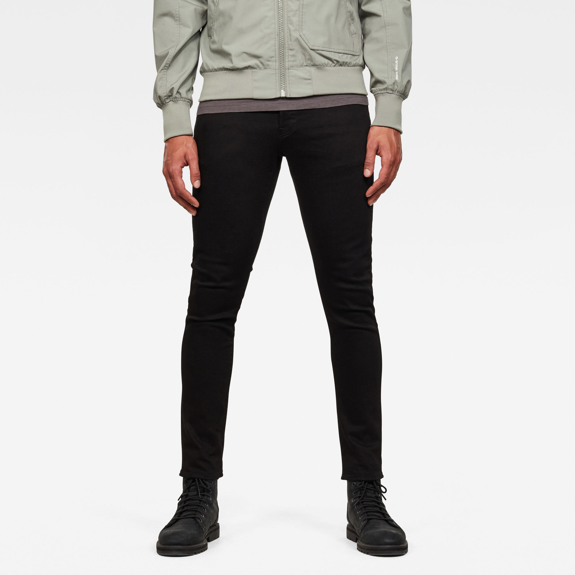 G-Star RAW 3301 Slim Jeans Zwart Heren