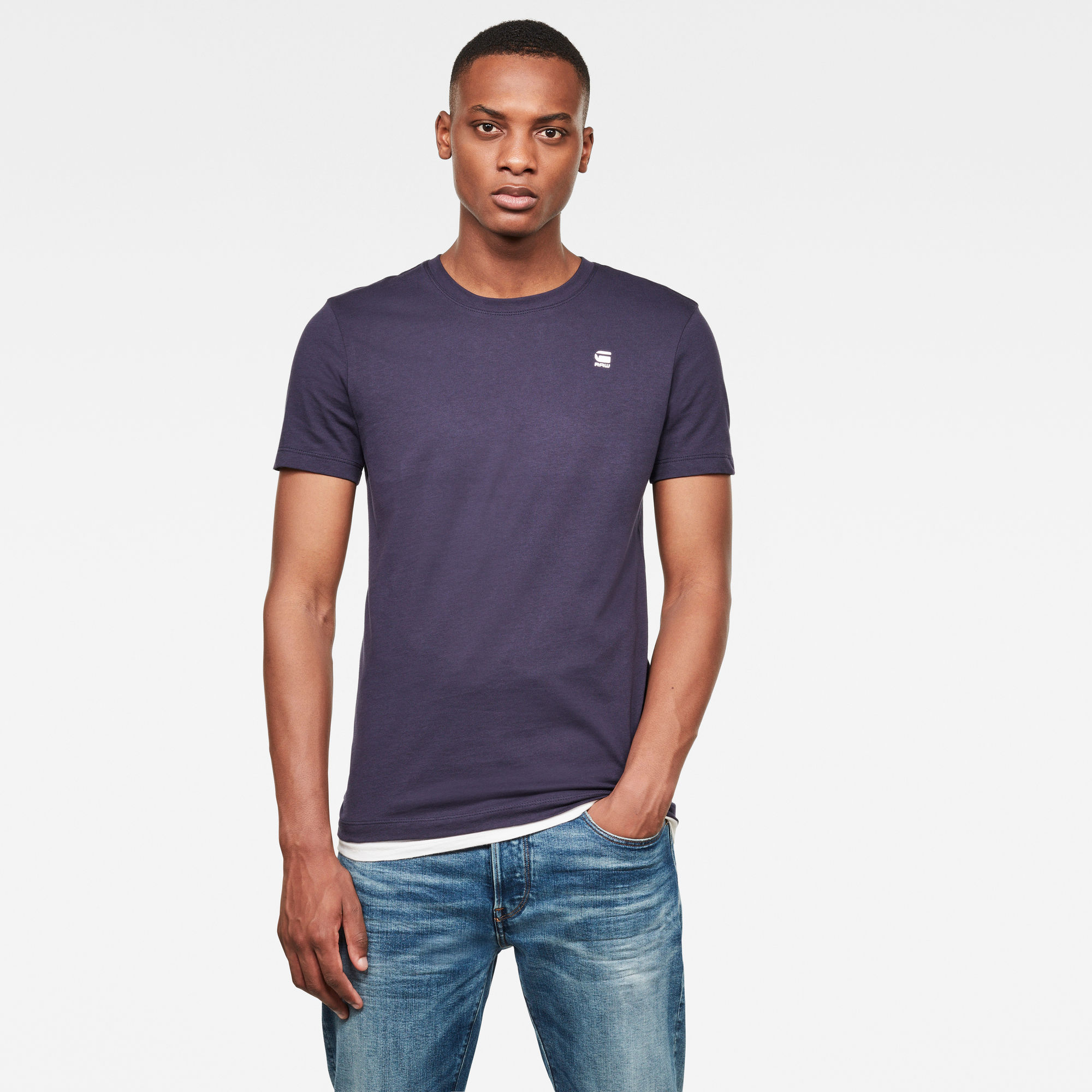 

GRAW Slim T-Shirt - Dark blue - Men