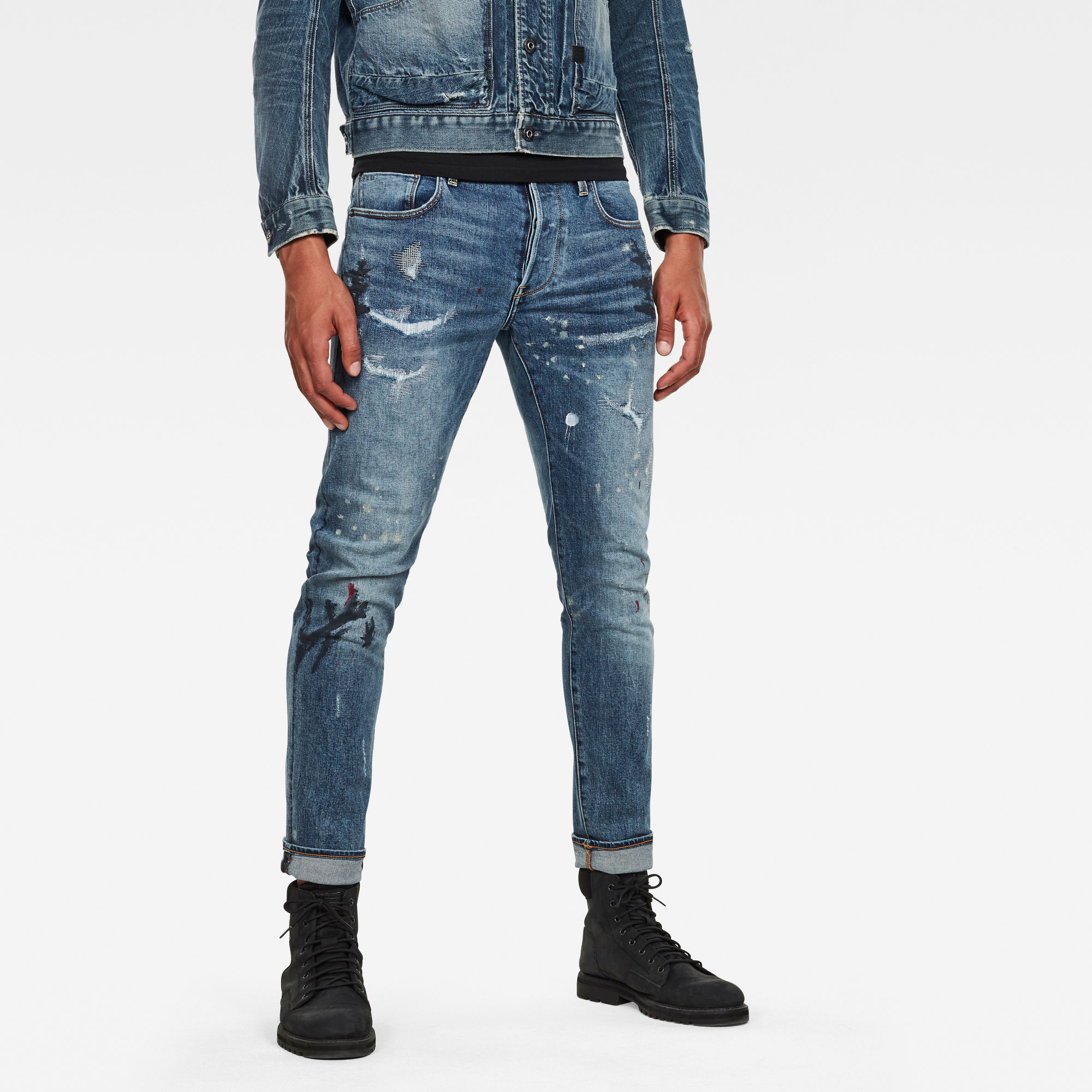 G-Star RAW Heren 3301 Slim Jeans Lichtblauw G-Star RAW Heren 3301 Slim Jeans Lichtblauw