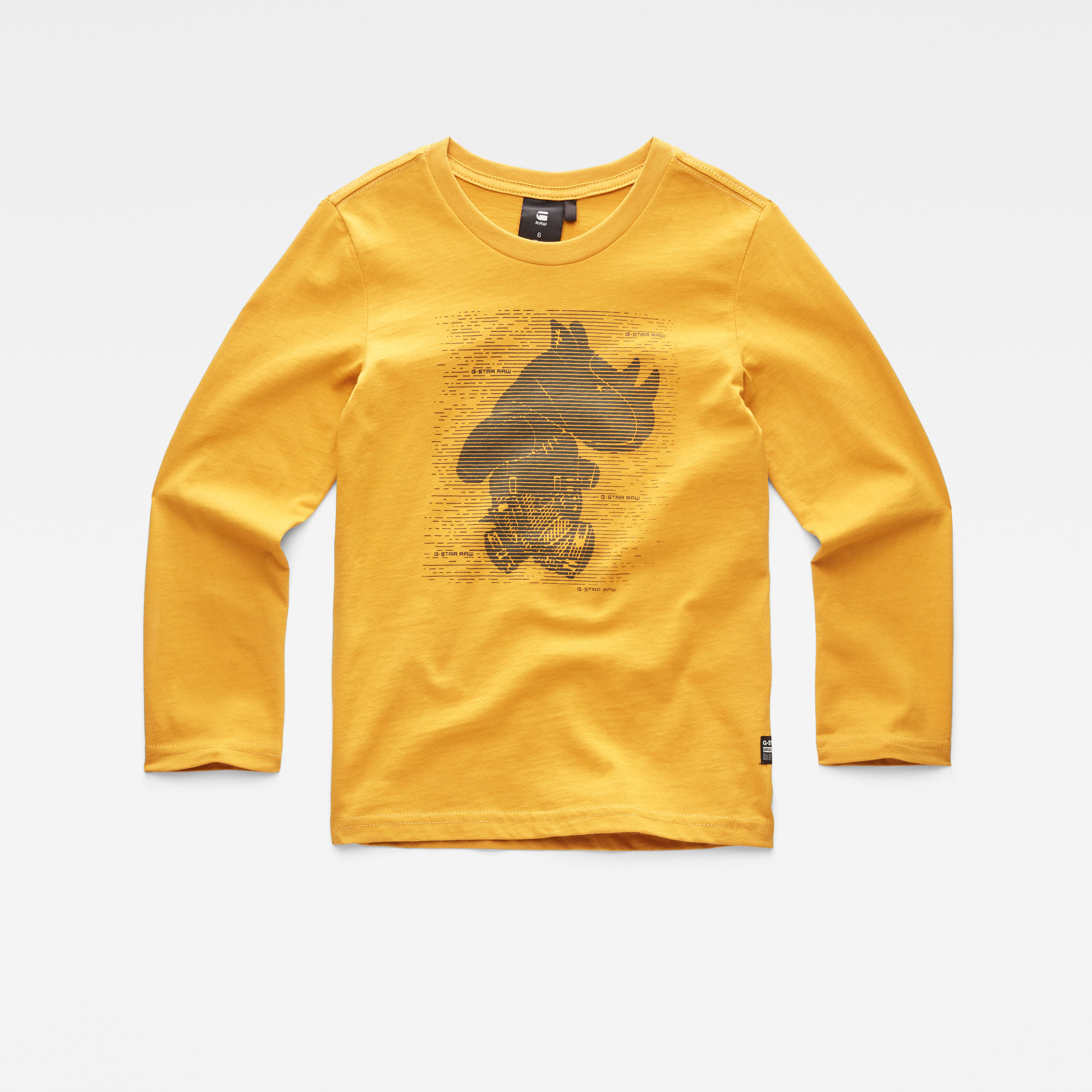 G-Star RAW Jongens T-shirt Geel G-Star RAW Jongens T-shirt Geel