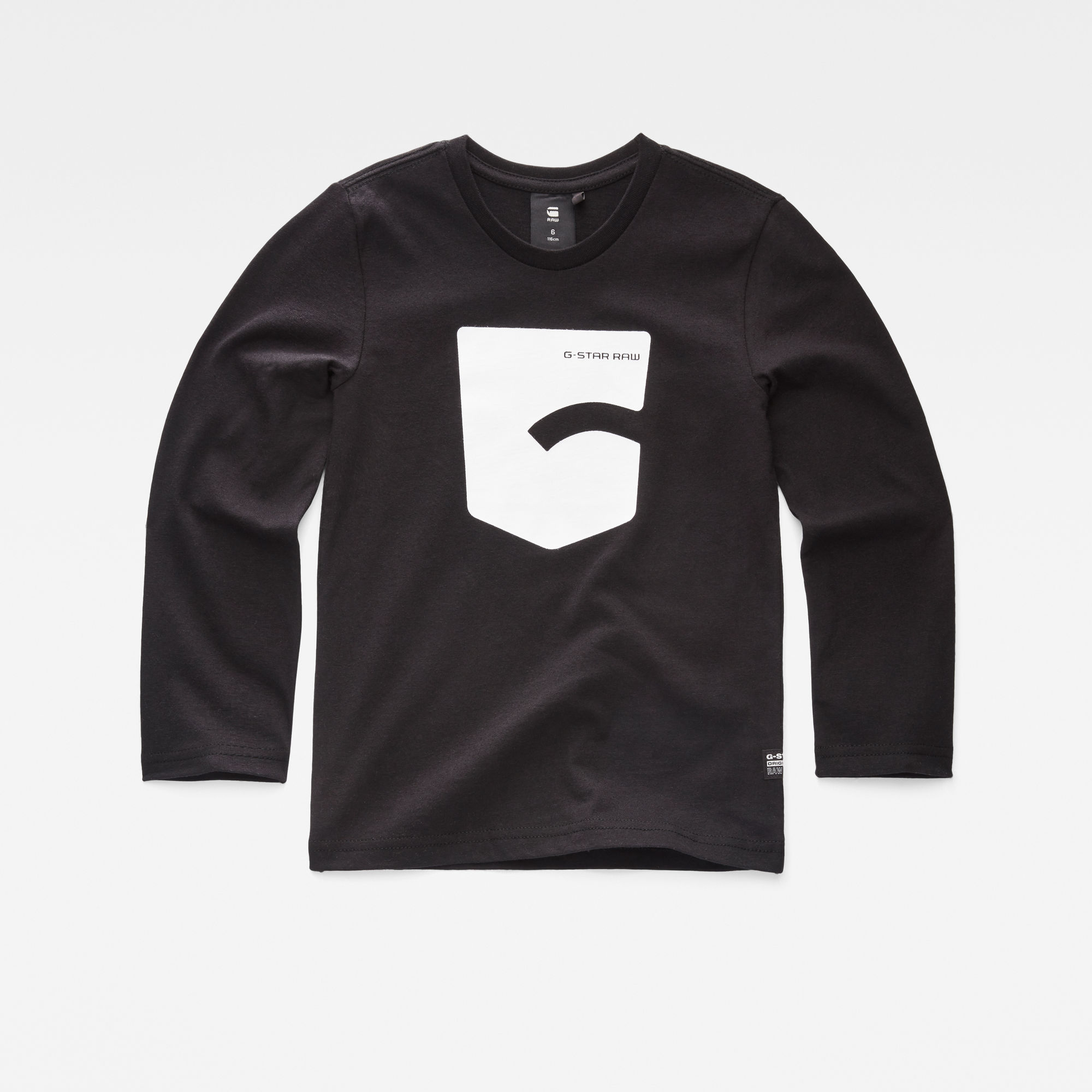 G-Star RAW Jongens T-shirt Zwart G-Star RAW Jongens T-shirt Zwart