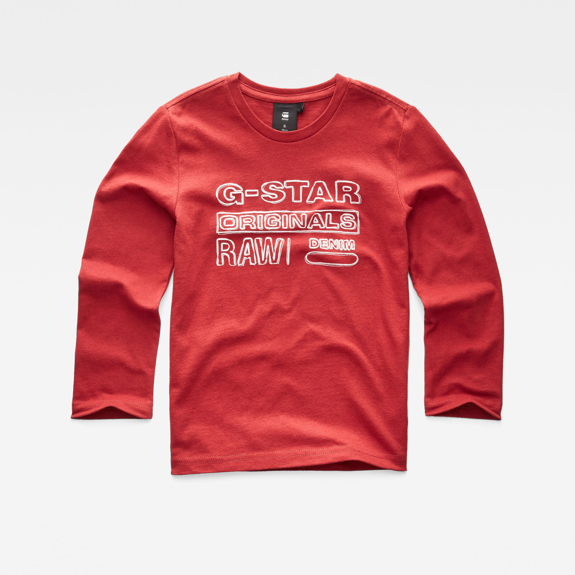 G-Star RAW Jongens T-shirt Rood G-Star RAW Jongens T-shirt Rood
