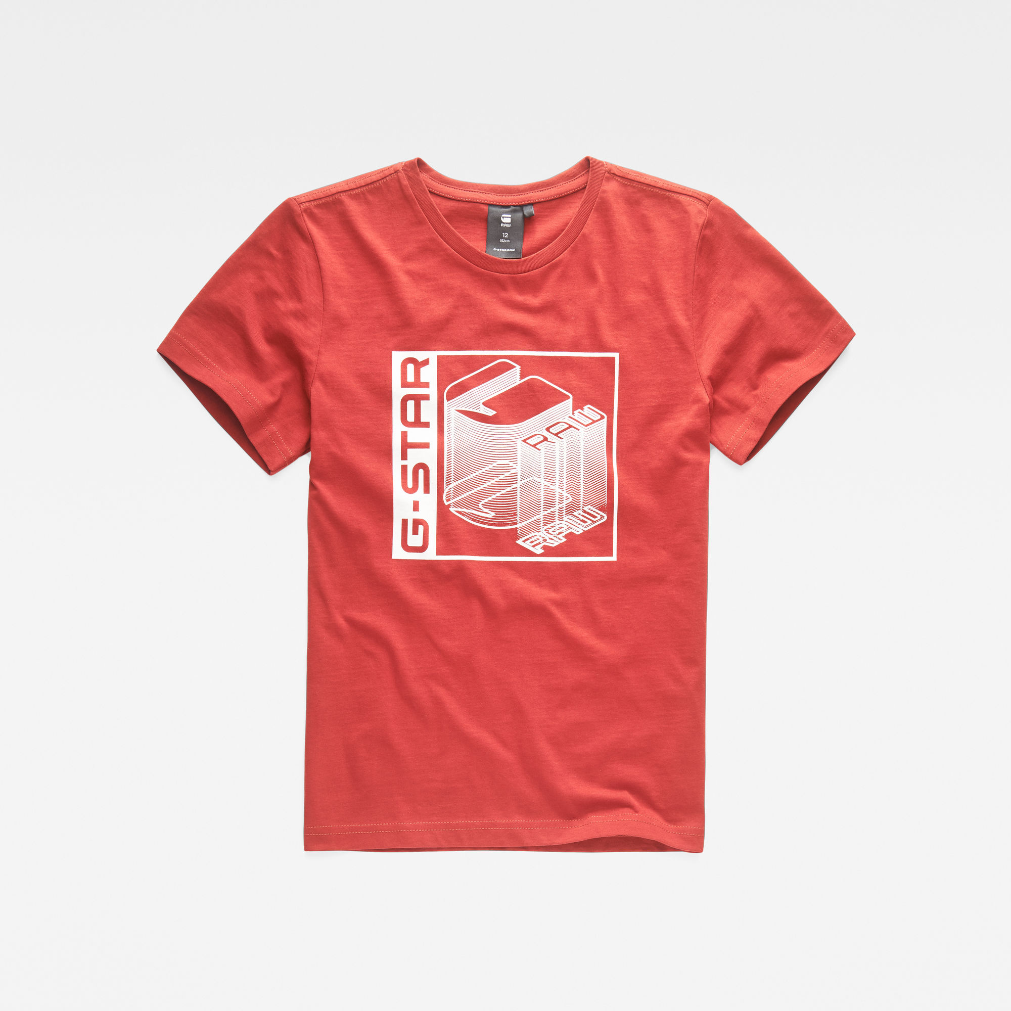 G-Star RAW Jongens T-shirt Rood G-Star RAW Jongens T-shirt Rood