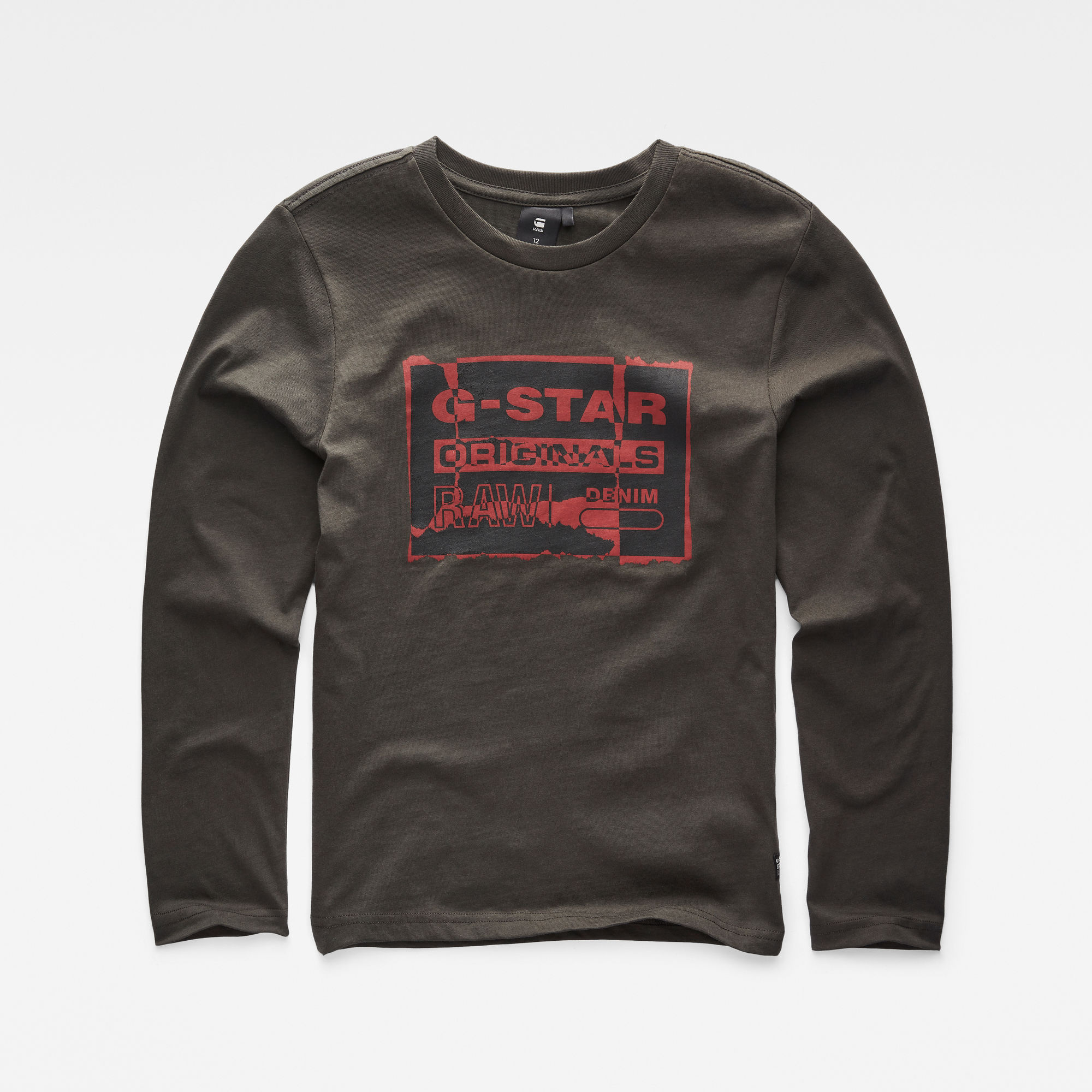 G-Star RAW Jongens T-shirt Grijs G-Star RAW Jongens T-shirt Grijs
