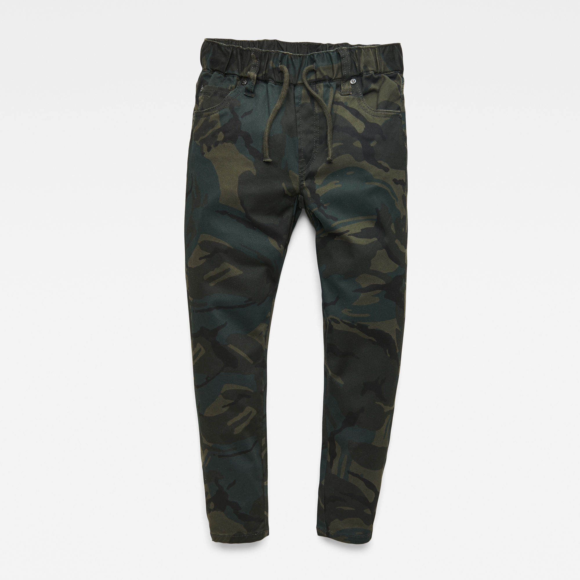 G-Star RAW Jongens 3301 Slim pull-up broek Groen G-Star RAW Jongens 3301 Slim pull-up broek Groen