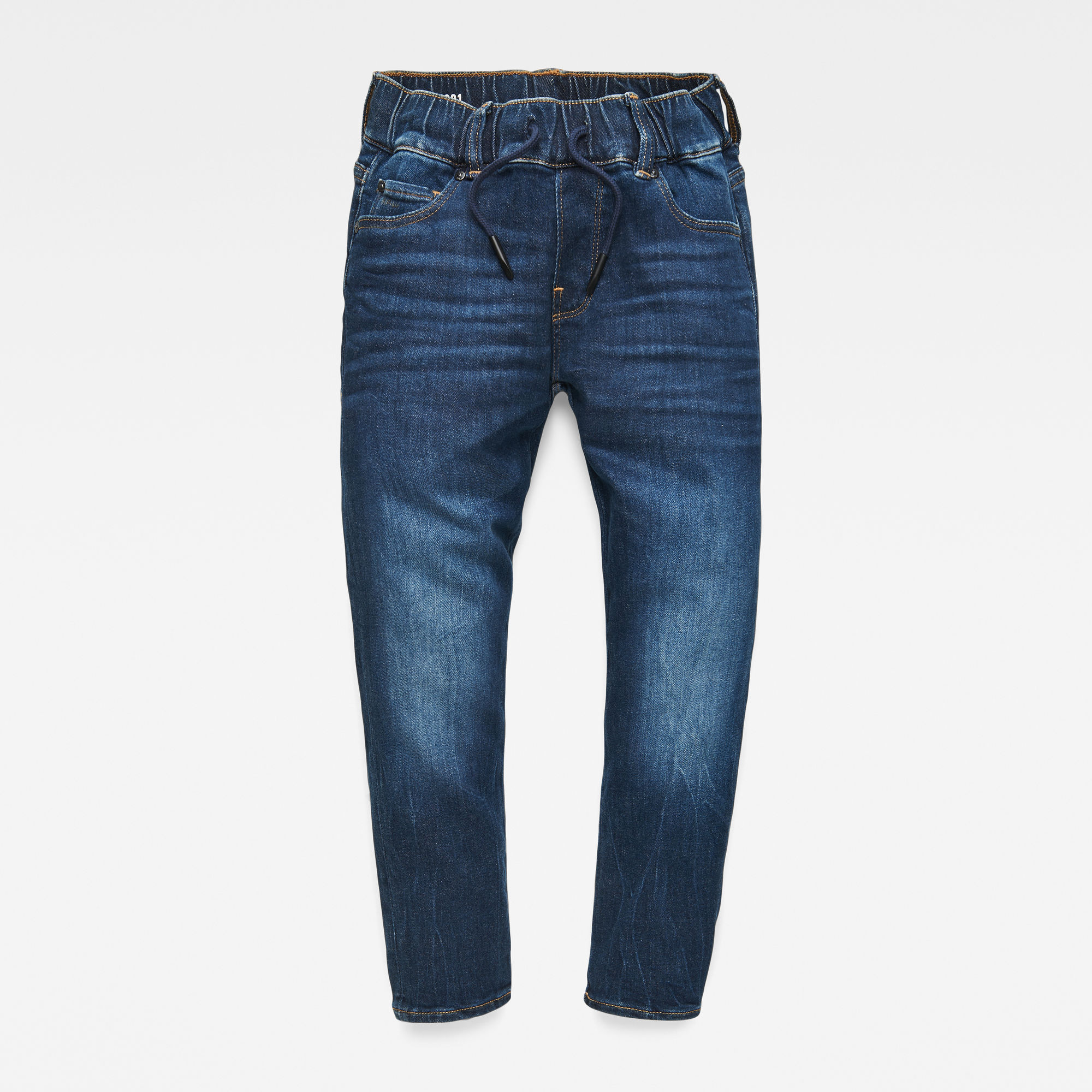 G-Star RAW Jongens 3301 Slim pull-up jeans Blauw G-Star RAW Jongens 3301 Slim pull-up jeans Blauw
