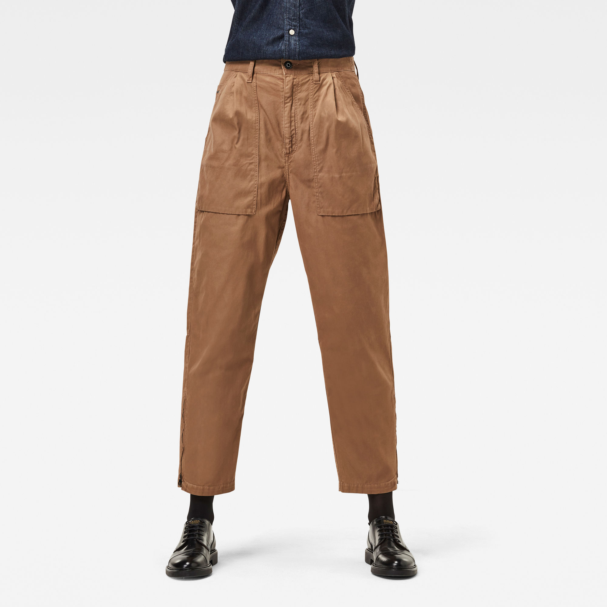 G-Star RAW Dames Archive High 3D Chino Bruin G-Star RAW Dames Archive High 3D Chino Bruin