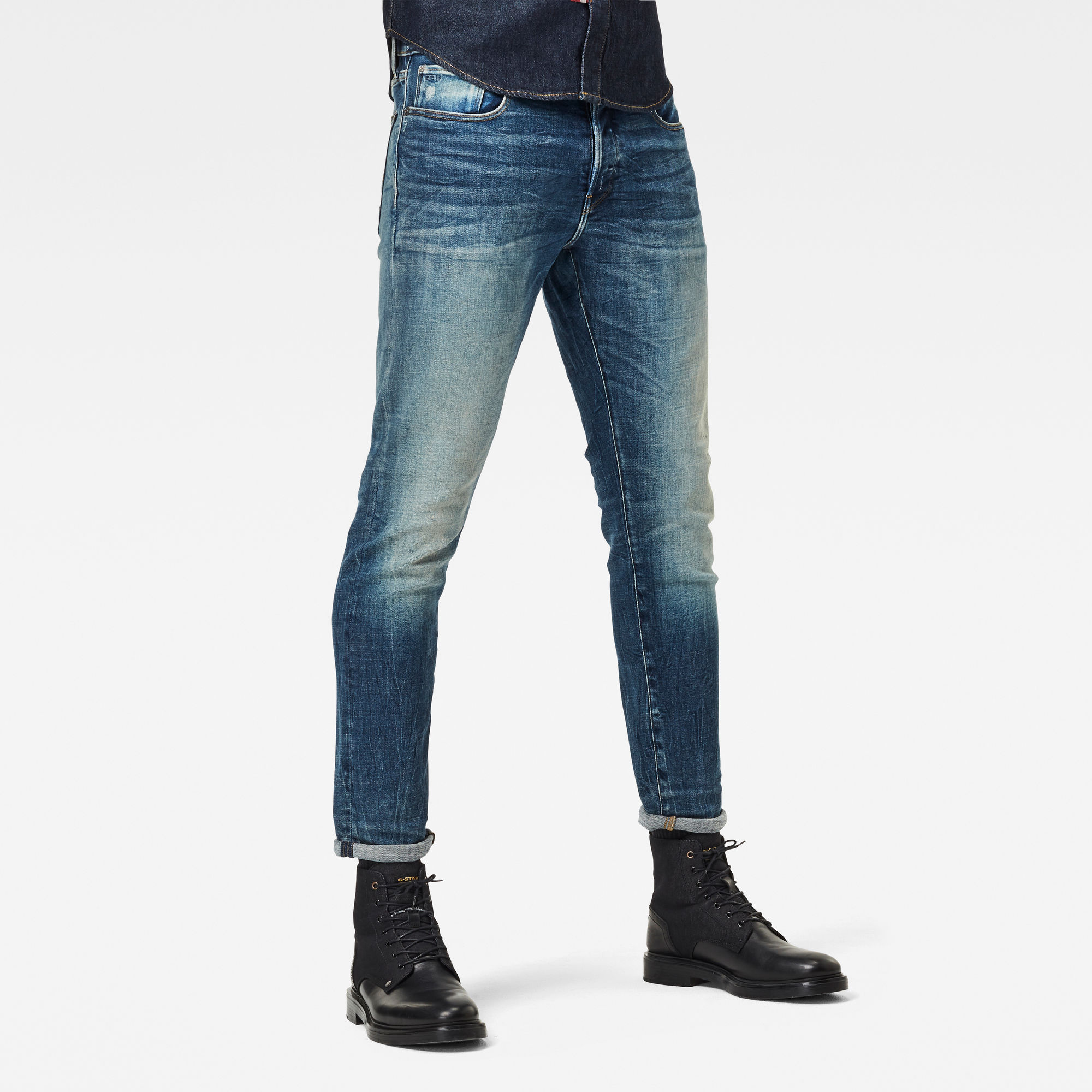 G-Star RAW Heren 3301 Slim Jeans Blauw G-Star RAW Heren 3301 Slim Jeans Blauw