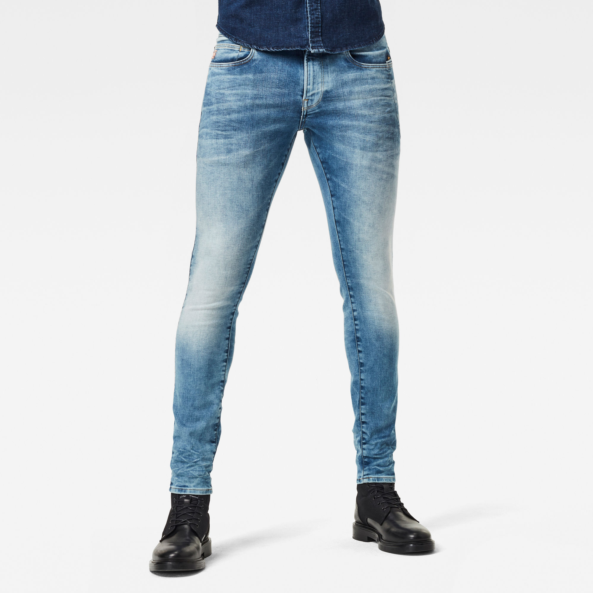 G-Star RAW Heren Lancet Skinny Jeans Lichtblauw G-Star RAW Heren Lancet Skinny Jeans Lichtblauw