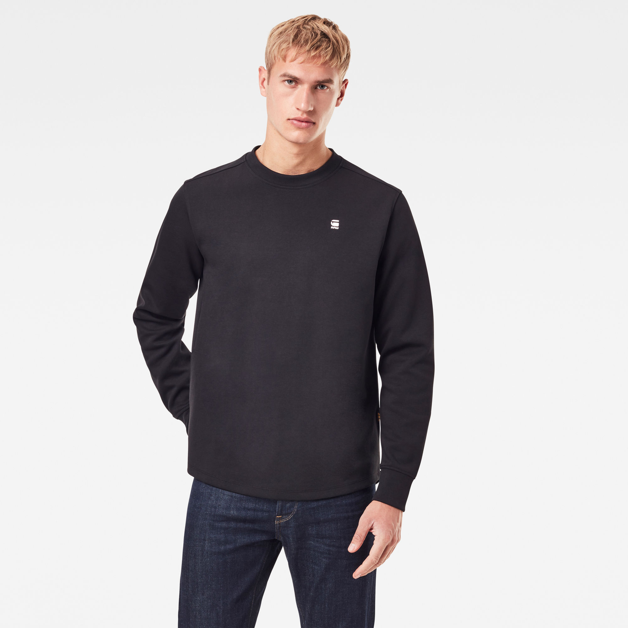 G-Star RAW Heren Lash Sweater Zwart G-Star RAW Heren Lash Sweater Zwart