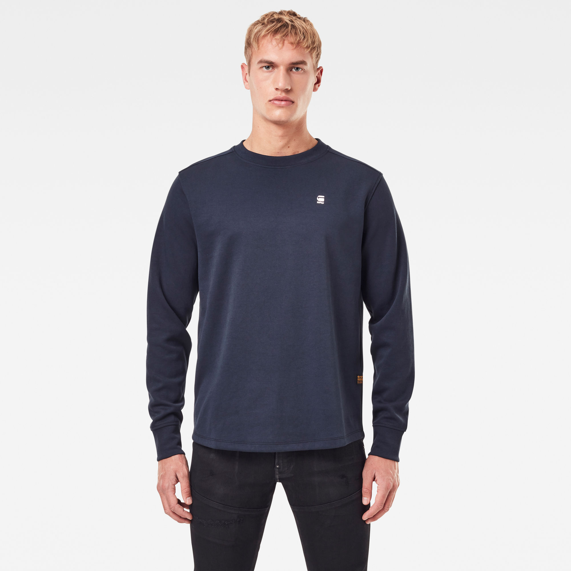 G-Star RAW Heren Lash Sweater Donkerblauw G-Star RAW Heren Lash Sweater Donkerblauw