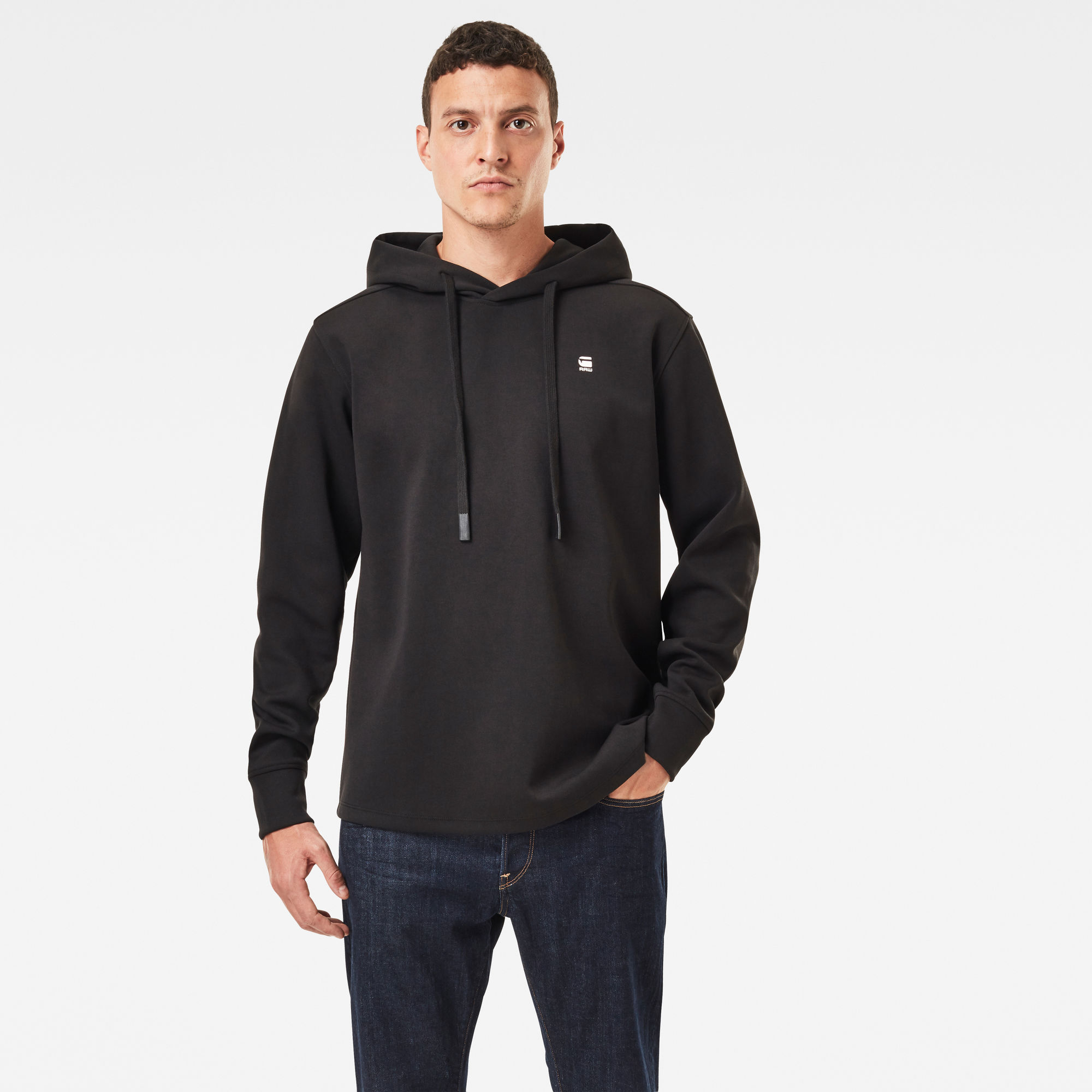 G-Star RAW Heren Lash Sweater Met Capuchon Zwart G-Star RAW Heren Lash Sweater Met Capuchon Zwart