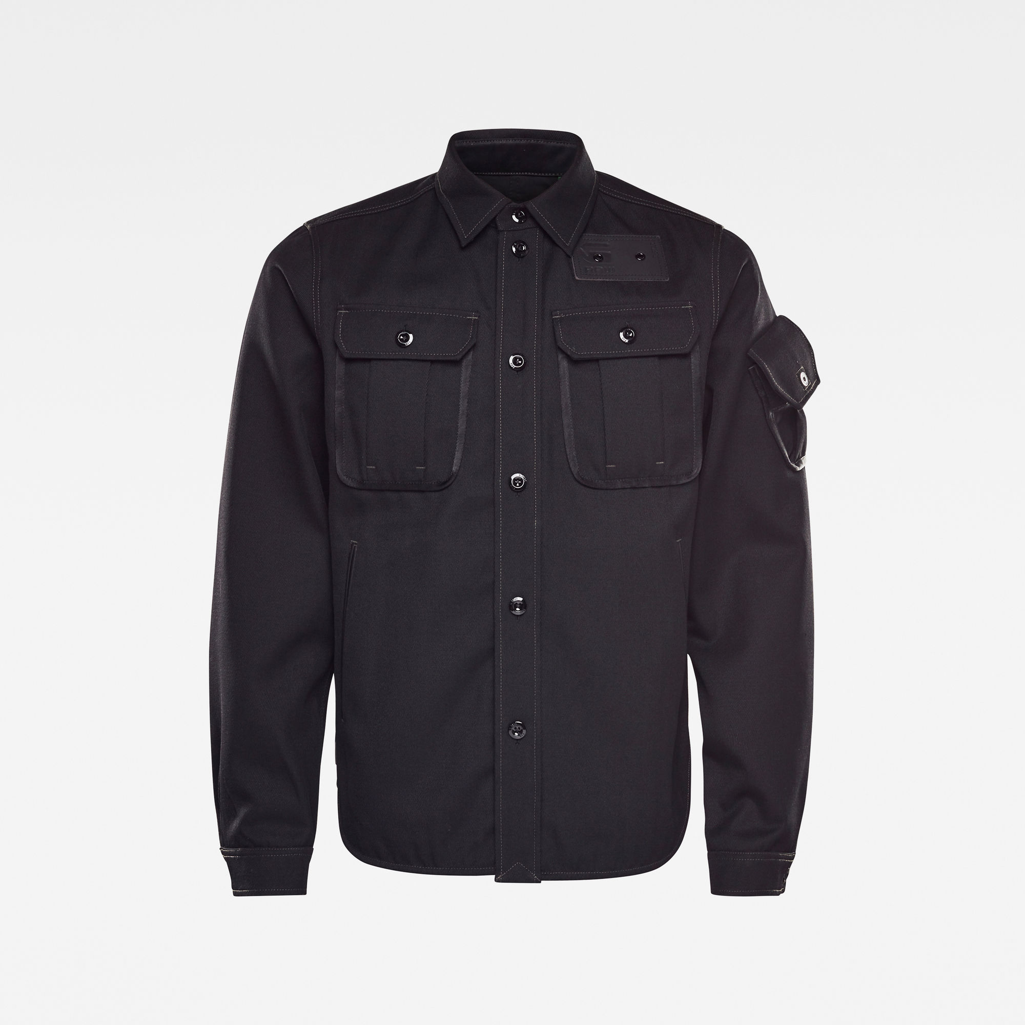 G-Star RAW Heren E Overshirt Zwart G-Star RAW Heren E Overshirt Zwart