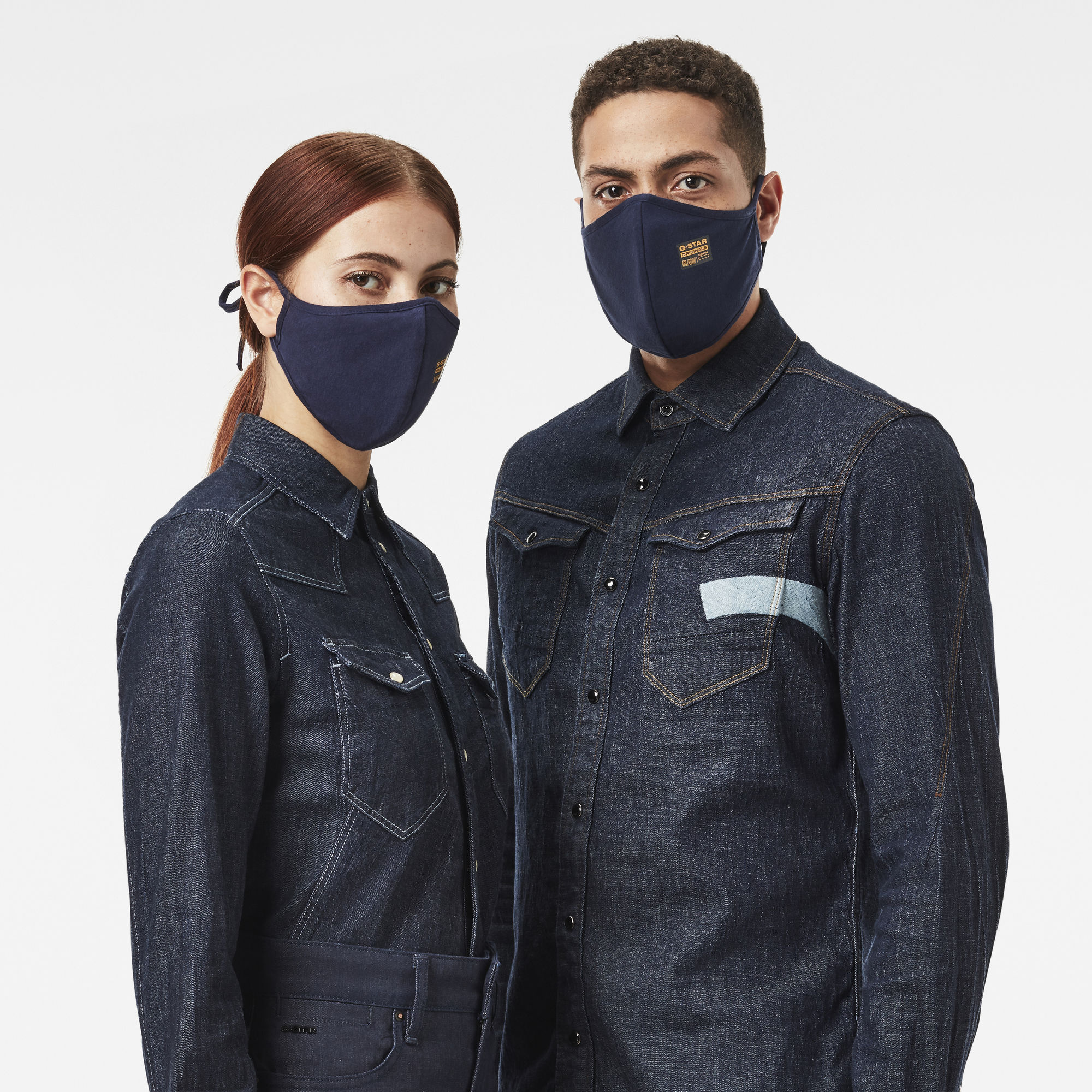 G-Star RAW Heren 5-Pack RAW Gezichtsmaskers Donkerblauw G-Star RAW Heren 5-Pack RAW Gezichtsmaskers Donkerblauw
