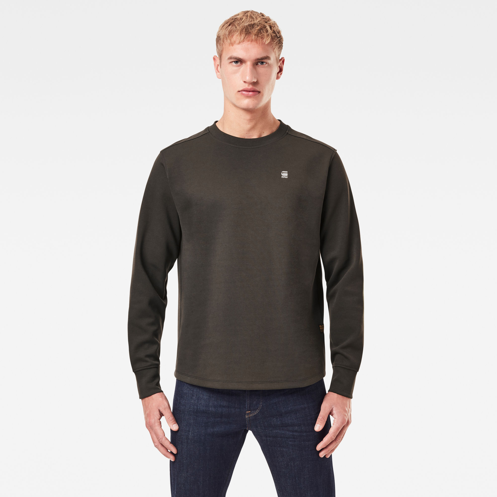 G-Star RAW Heren Lash Sweater Grijs G-Star RAW Heren Lash Sweater Grijs
