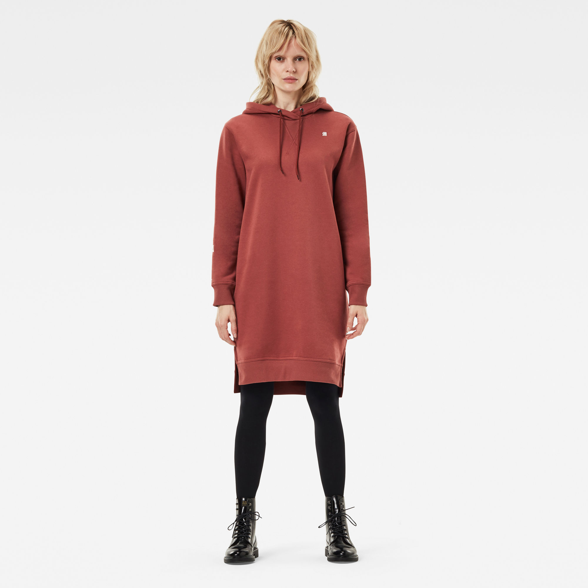 G-Star RAW Dames The Graphic Text Boyfriend Hooded Sweater Rood G-Star RAW Dames The Graphic Text Boyfriend Hooded Sweater Rood