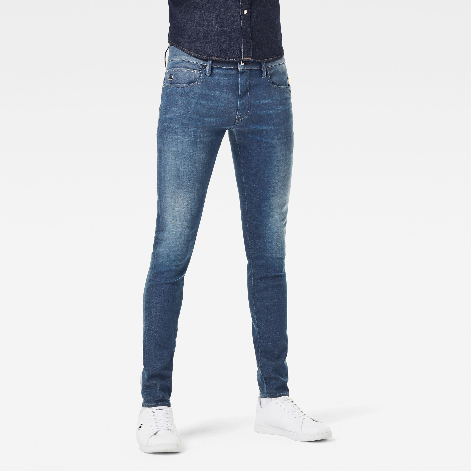 G-Star RAW Heren 4401 Lancet Skinny Jeans Blauw G-Star RAW Heren 4401 Lancet Skinny Jeans Blauw