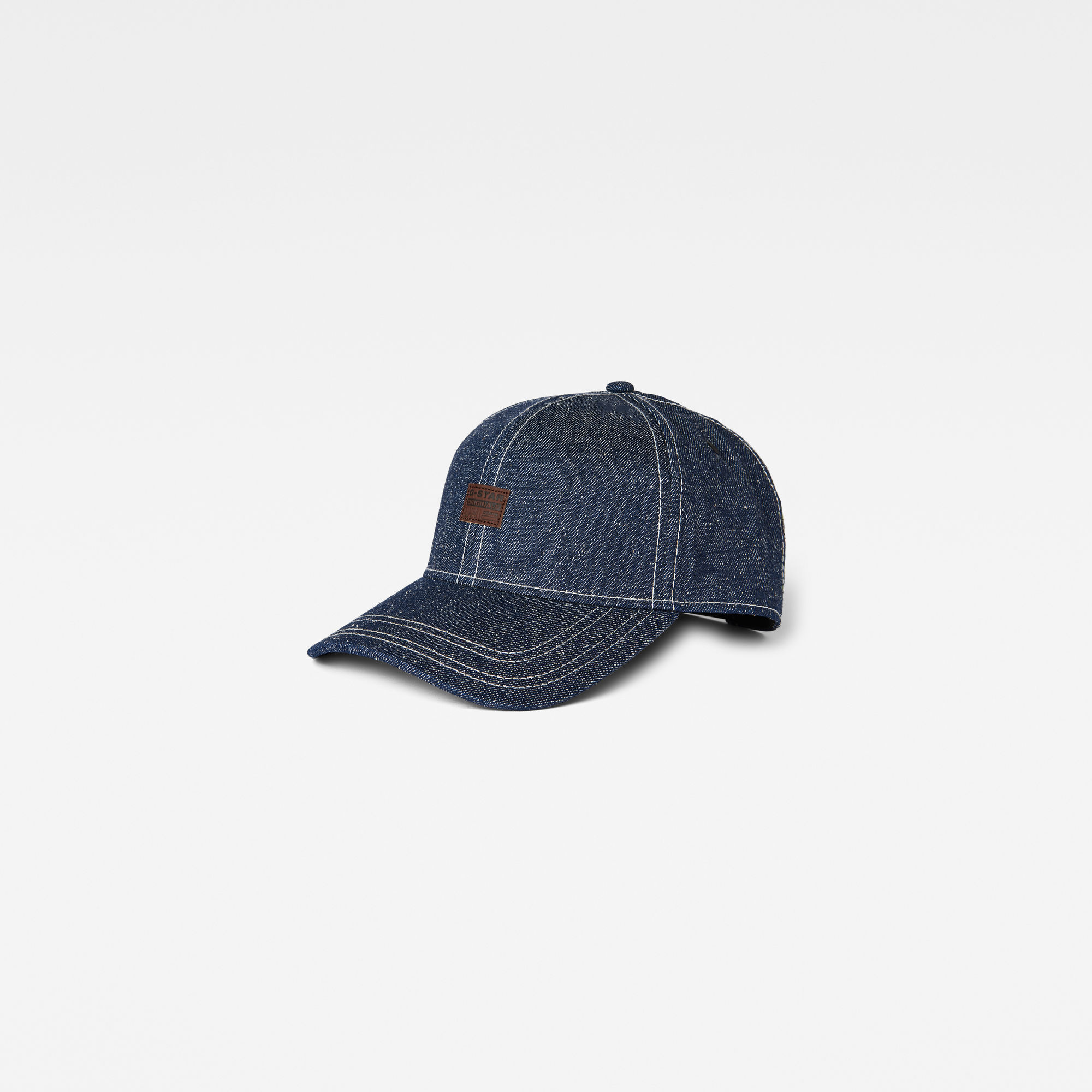 G-Star RAW Heren Originals Denim Plus Baseball Cap Donkerblauw G-Star RAW Heren Originals Denim Plus Baseball Cap Donkerblauw