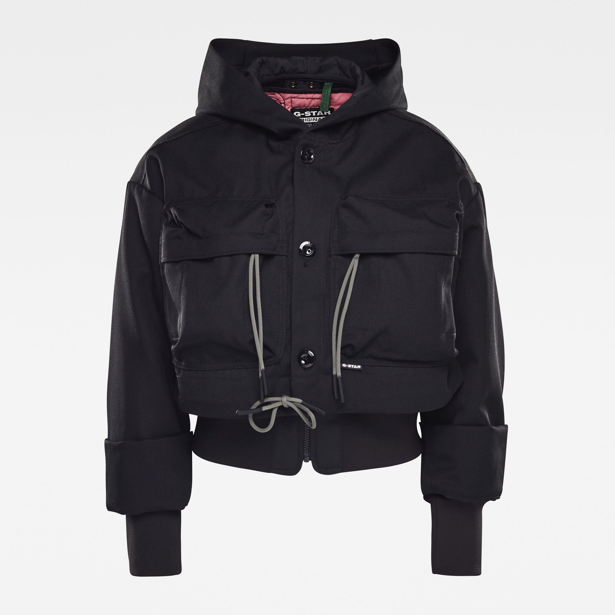 G-Star RAW Dames E Double Matelasse 3 In 1 Jas Zwart G-Star RAW Dames E Double Matelasse 3 In 1 Jas Zwart
