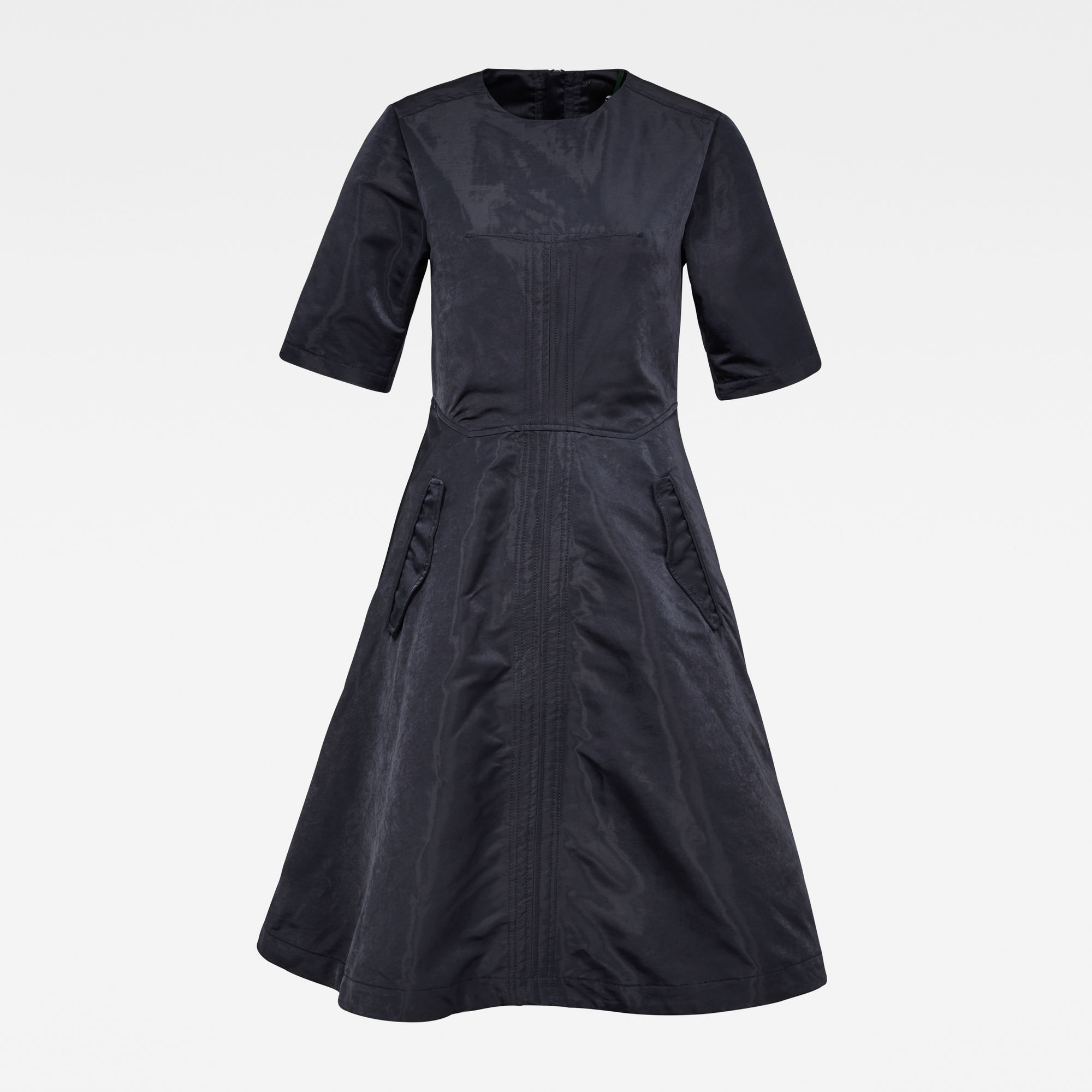 G-Star RAW Dames Fit and Flare Jurk Donkerblauw G-Star RAW Dames Fit and Flare Jurk Donkerblauw